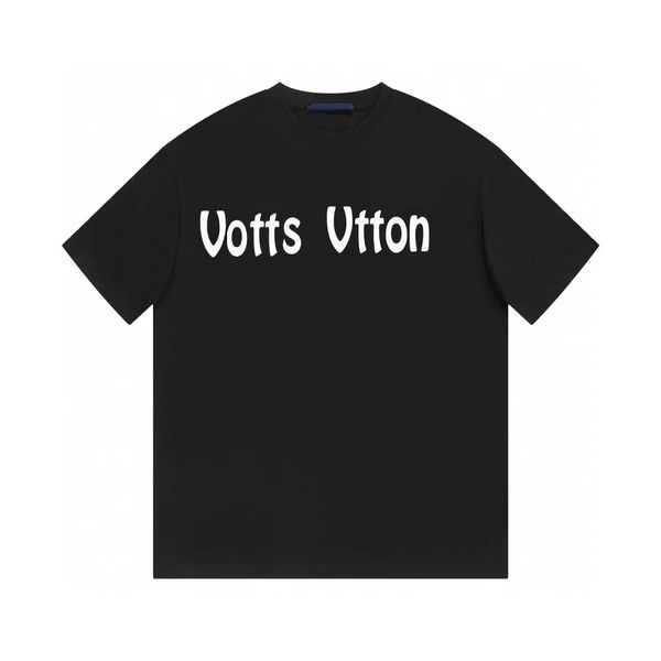 23ss new woman men's t-shirts made in italy high end classic letter printed tee simple summer beach breathable street fashion casual so, White;black
23ss new woman men's t-shirts made in italy high end classic letter printed tee simple summer beach breathable street fashion casual so, White;black