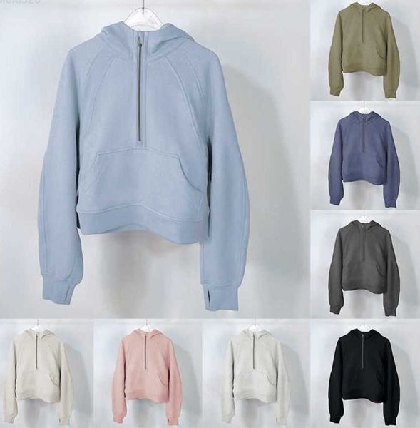 autumn and winter yoga hoodie scuba lululemens womens plus velvet thickening jackets hoodys sports half zipper terry designer sweater235
autumn and winter yoga hoodie scuba lululemens womens plus velvet thickening jackets hoodys sports half zipper terry designer sweater235