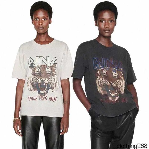 23ss anine bing print vintage t shirt stir-fry color wash water tee snowflake short-sleeved t-shirt women designer summer polo, White
23ss anine bing print vintage t shirt stir-fry color wash water tee snowflake short-sleeved t-shirt women designer summer polo, White