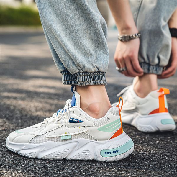 summer new sneakers mesh breathable damping zapatillas hombre trend fashion running casual trainer height increase shoes for men, Black
summer new sneakers mesh breathable damping zapatillas hombre trend fashion running casual trainer height increase shoes for men, Black