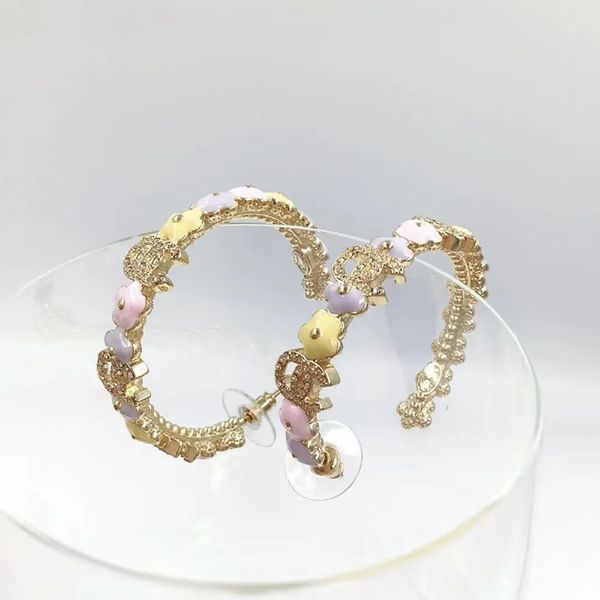 18k gold plated rhinestone hoop earrings. alluring purple light pink flower form. fashion brand designer earrings for women. wedding party b, Golden;silver
18k gold plated rhinestone hoop earrings. alluring purple light pink flower form. fashion brand designer earrings for women. wedding party b, Golden;silver