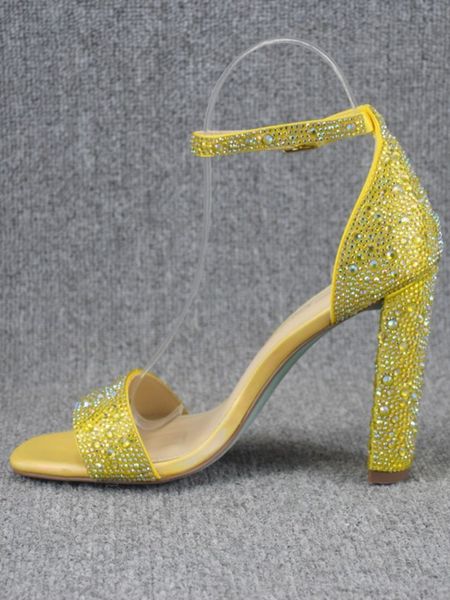 new women party luxury diamonds high heel sandal elegant shoes buckle strap open toe designer chunky heels sandals size 41 42 43, Black
new women party luxury diamonds high heel sandal elegant shoes buckle strap open toe designer chunky heels sandals size 41 42 43, Black