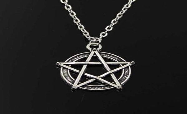 ship 20pcslot tibetan silve vintage style star pentagram charms long chain necklaces jewelry for women6405762, Silver
ship 20pcslot tibetan silve vintage style star pentagram charms long chain necklaces jewelry for women6405762, Silver