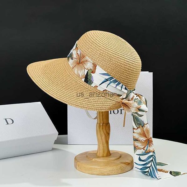 sun hats for women wide large brim wirth ribbon silk scarf solid girl straw beach hat summer fashion ladies panama sun caps l230620, Blue;gray
sun hats for women wide large brim wirth ribbon silk scarf solid girl straw beach hat summer fashion ladies panama sun caps l230620, Blue;gray