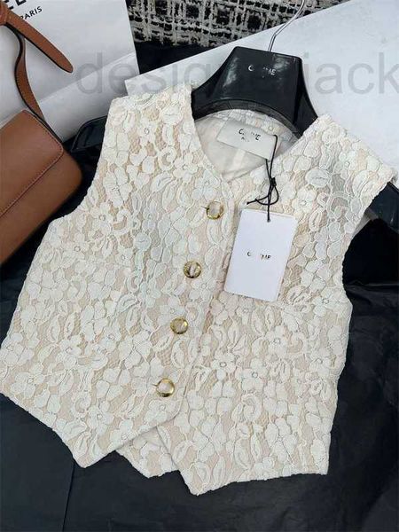 women's vests designer summer new high grade feeling temperament gentle fashion versatile metal button lace short vest women d1o4, Black;white
women's vests designer summer new high grade feeling temperament gentle fashion versatile metal button lace short vest women d1o4, Black;white