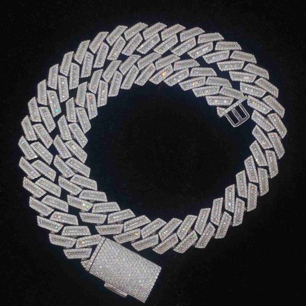 fine jewelry hip hop new design bling miami iced out baguette fashion diamond cuban link chain necklace, Silver
fine jewelry hip hop new design bling miami iced out baguette fashion diamond cuban link chain necklace, Silver