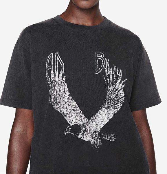 23ss ab women desginer fashion classic cotton tee anines new niche eagle print t shirt women black short-sleeved t-shirt bings polos, White
23ss ab women desginer fashion classic cotton tee anines new niche eagle print t shirt women black short-sleeved t-shirt bings polos, White