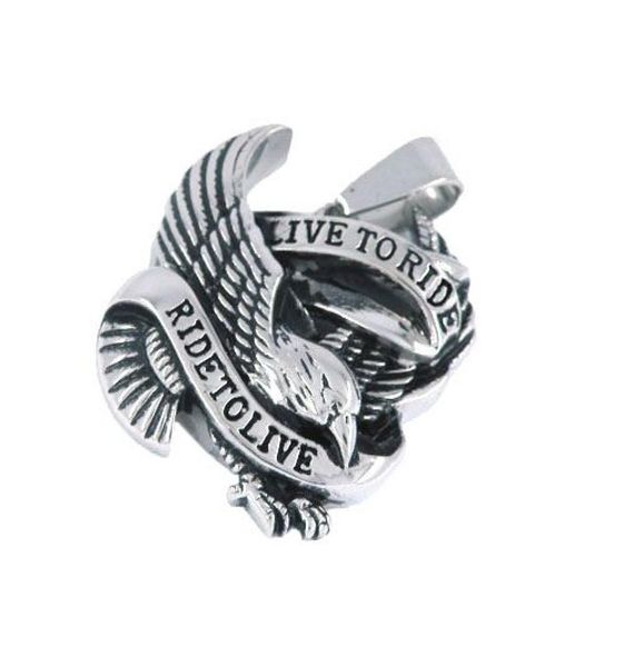 rive to life spirit eagle biker pendant stainless steel jewelry classic motor biker men pandentswp00281503549, Silver
rive to life spirit eagle biker pendant stainless steel jewelry classic motor biker men pandentswp00281503549, Silver