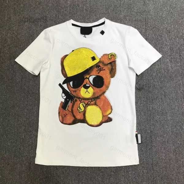 men designer pp skull diamond t shirt short sleeve dollar brown bear brand tee o-neck skulls tshirt tees 2 4cmh, White;black
men designer pp skull diamond t shirt short sleeve dollar brown bear brand tee o-neck skulls tshirt tees 2 4cmh, White;black