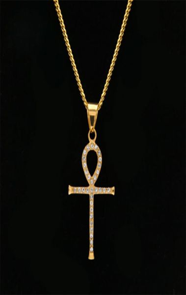 real gold plated ankh egyptian pendant necklace bling bling rhinestone crystal key to life egypt cross necklace cuban chain hip ho3955498, Silver
real gold plated ankh egyptian pendant necklace bling bling rhinestone crystal key to life egypt cross necklace cuban chain hip ho3955498, Silver