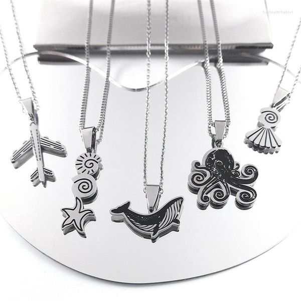 pendant necklaces bohemian sea shell snail conch ocs whale necklace stainless steel summer seaside travel fish ocean beach jewelry high qual, Silver
pendant necklaces bohemian sea shell snail conch ocs whale necklace stainless steel summer seaside travel fish ocean beach jewelry high qual, Silver
