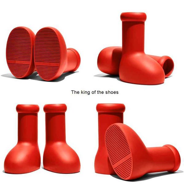 astro boy big red mschf boots mens women rain boot round heads booties eur 36-45 with box, Black
astro boy big red mschf boots mens women rain boot round heads booties eur 36-45 with box, Black