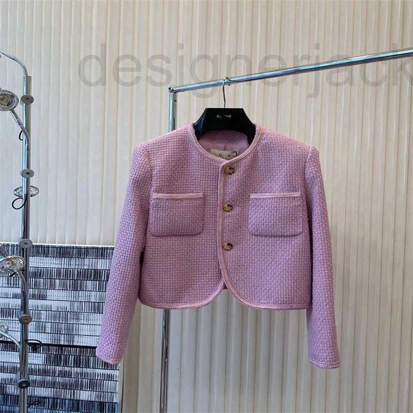 women's jackets designer spring summer new style temperament fairy powder exquisite elegant versatile thick tweed round neck short coat, Black;brown
women's jackets designer spring summer new style temperament fairy powder exquisite elegant versatile thick tweed round neck short coat, Black;brown