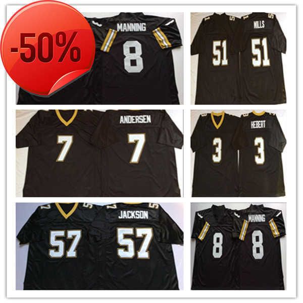 ncaa man retro college football 8 archie manning jerseys black 57 rickey jackson 7 morten andersen 3 bobby hebert 51 sam mills stitched shir, Black;red
ncaa man retro college football 8 archie manning jerseys black 57 rickey jackson 7 morten andersen 3 bobby hebert 51 sam mills stitched shir, Black;red