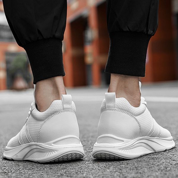 fashion casual inner height increase sneakers size 36-43 brand soft heightening lovers running shoes mesh breathable trainers, Black
fashion casual inner height increase sneakers size 36-43 brand soft heightening lovers running shoes mesh breathable trainers, Black