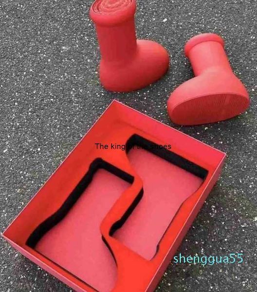 2023 mschf men women rain boots designers big red boot thick bottom non-slip booties rubber platform bootie fashion astro boy size 35-46 vbx, Black
2023 mschf men women rain boots designers big red boot thick bottom non-slip booties rubber platform bootie fashion astro boy size 35-46 vbx, Black