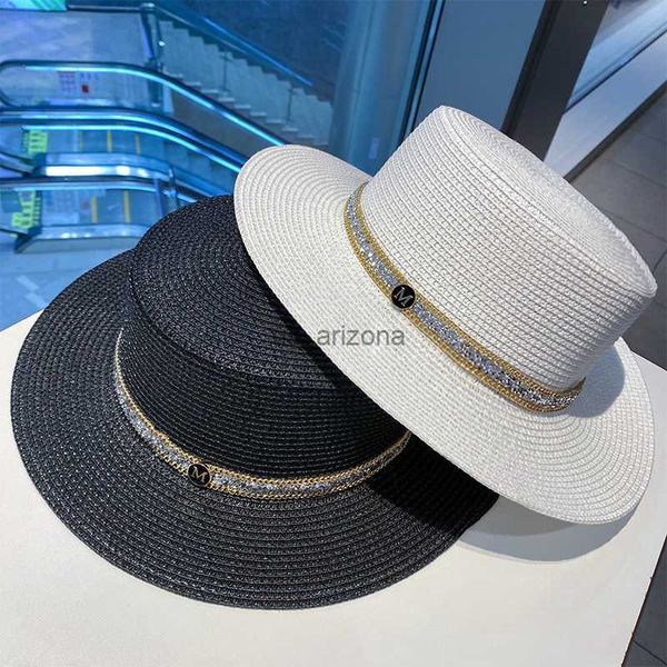2023 new flat eaves straw hat womens letters rhinestone woven sun hat summer korean version of the candy color sun hat l230620, Blue;gray
2023 new flat eaves straw hat womens letters rhinestone woven sun hat summer korean version of the candy color sun hat l230620, Blue;gray