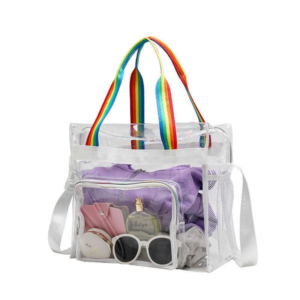 transparent pvc handbag fitness storage bag summer large capacity pvc waterproof swimming beach bag
transparent pvc handbag fitness storage bag summer large capacity pvc waterproof swimming beach bag