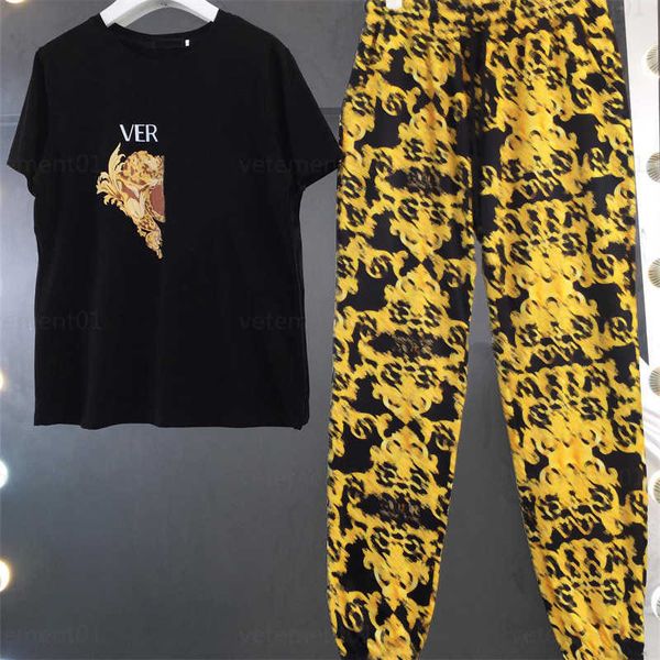 summer womens two piece pants designer sets fashion pattern print solid color round neck short sleeve tshirt elastic waist wide leg pants tr, White
summer womens two piece pants designer sets fashion pattern print solid color round neck short sleeve tshirt elastic waist wide leg pants tr, White