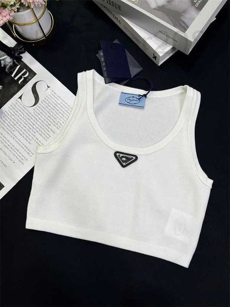 women's tanks & camis designer summer new spicy girl style triangle decoration sweet and slim, versatile short knitted tank for women 0, White
women's tanks & camis designer summer new spicy girl style triangle decoration sweet and slim, versatile short knitted tank for women 0, White