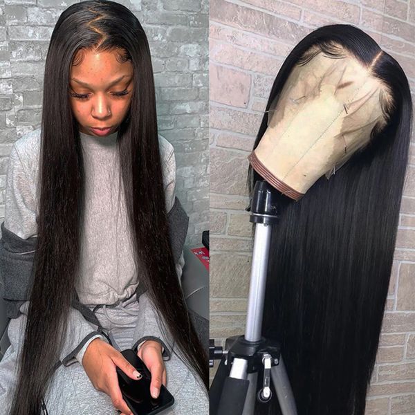 180 density brazilian remy 13x6 bone straight long lace front hair wig straight human hair lace frontal wig for black women, Black;brown
180 density brazilian remy 13x6 bone straight long lace front hair wig straight human hair lace frontal wig for black women, Black;brown