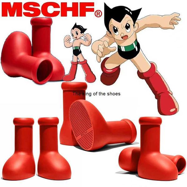 2023 mschf big red boots designer rain boots astro boy boot cartoon boots into real life fashion men women shoes rubber kneeboots round to d, Black
2023 mschf big red boots designer rain boots astro boy boot cartoon boots into real life fashion men women shoes rubber kneeboots round to d, Black