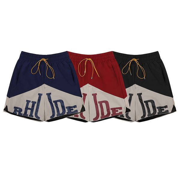men's shorts designer sport summer rhude shorts mens rh limited edition jute shorts contrast panel printed elastic drawstring basketbal, White;black
men's shorts designer sport summer rhude shorts mens rh limited edition jute shorts contrast panel printed elastic drawstring basketbal, White;black
