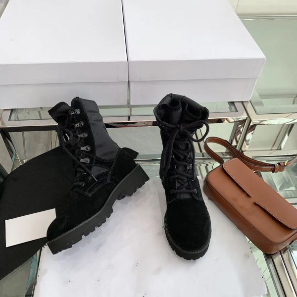 casual shoes outdoor boots cowhide suede and polyamide laceup shoes bootpattern thick laces are lightweight comfortable size 35-40, Black
casual shoes outdoor boots cowhide suede and polyamide laceup shoes bootpattern thick laces are lightweight comfortable size 35-40, Black