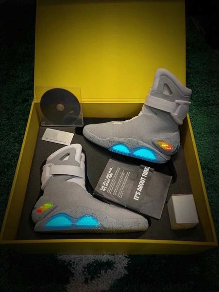 2023 automatic laces air mag back to the future shoes marty mcfly led mens glow in the dark black red grey high-men sneakers uk 6-12
2023 automatic laces air mag back to the future shoes marty mcfly led mens glow in the dark black red grey high-men sneakers uk 6-12