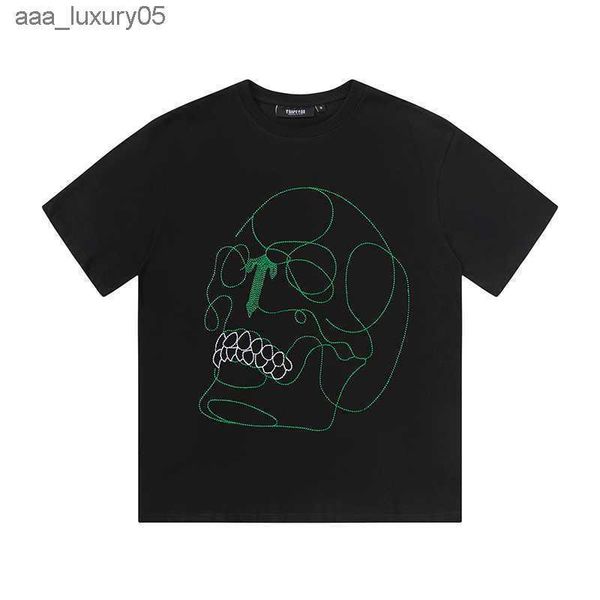 designer fashion clothing tees tshirt trapstar rider embroidery t-shirt skull head short sleeve t-shirt for men women casual streetwear loos, White;black
designer fashion clothing tees tshirt trapstar rider embroidery t-shirt skull head short sleeve t-shirt for men women casual streetwear loos, White;black
