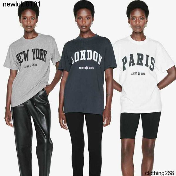 a bing women designer t-shirt classic letter print sleeve embroidery cotton short tees 2023ss, White
a bing women designer t-shirt classic letter print sleeve embroidery cotton short tees 2023ss, White