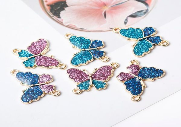 50pcs bright powder butterfly alloy connect pendant oil dripping charm for wish bracelet necklace making1906223, Silver
50pcs bright powder butterfly alloy connect pendant oil dripping charm for wish bracelet necklace making1906223, Silver