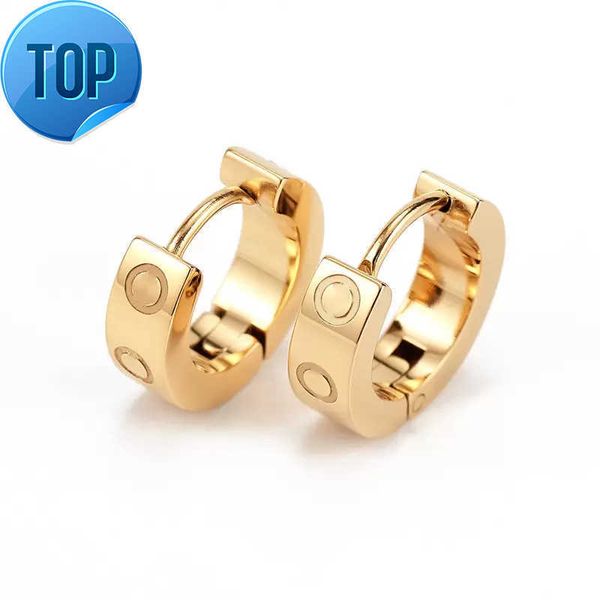 titanium steel stud love earring for woman exquisite simple fashion c diamond ring lady earrings jewelry gift with bag, Golden;silver
titanium steel stud love earring for woman exquisite simple fashion c diamond ring lady earrings jewelry gift with bag, Golden;silver