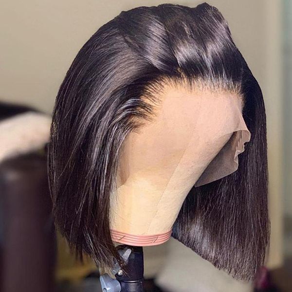short human hair wigs straight bob wig 13x4 lace frontal wig lace closure wigs preplucked hairline wigs for women, Black;brown
short human hair wigs straight bob wig 13x4 lace frontal wig lace closure wigs preplucked hairline wigs for women, Black;brown