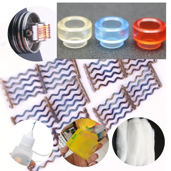 coil for kylin m clapton mesh a1+ni80 0.15ohm drip tip cotton bottle