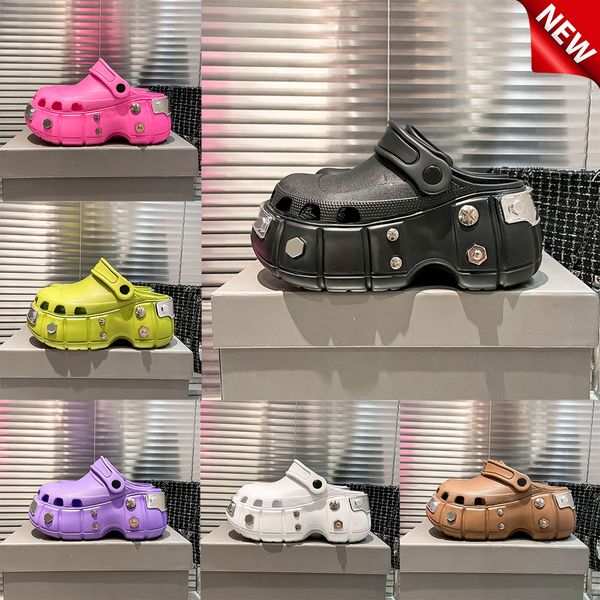 hardcroc platform mule sandals black fluo yellow fuchsia purple white brown luxurys sandal mens womens slippers slides summer beach slipper
hardcroc platform mule sandals black fluo yellow fuchsia purple white brown luxurys sandal mens womens slippers slides summer beach slipper