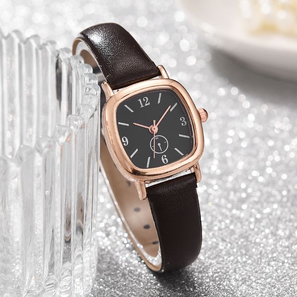 hbp black leather strap digital dial casual business watch luxury ladies watches electronic movement quartz wristwatches, Slivery;brown
hbp black leather strap digital dial casual business watch luxury ladies watches electronic movement quartz wristwatches, Slivery;brown