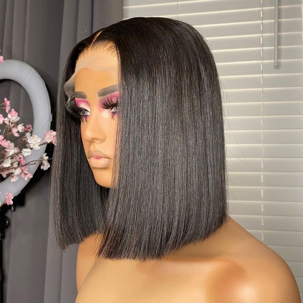 bone straight short bob 4x4 closure wigs pre plucked brazilian remy 13x4 13x6 lace front human hair wig for black women, Black;brown
bone straight short bob 4x4 closure wigs pre plucked brazilian remy 13x4 13x6 lace front human hair wig for black women, Black;brown