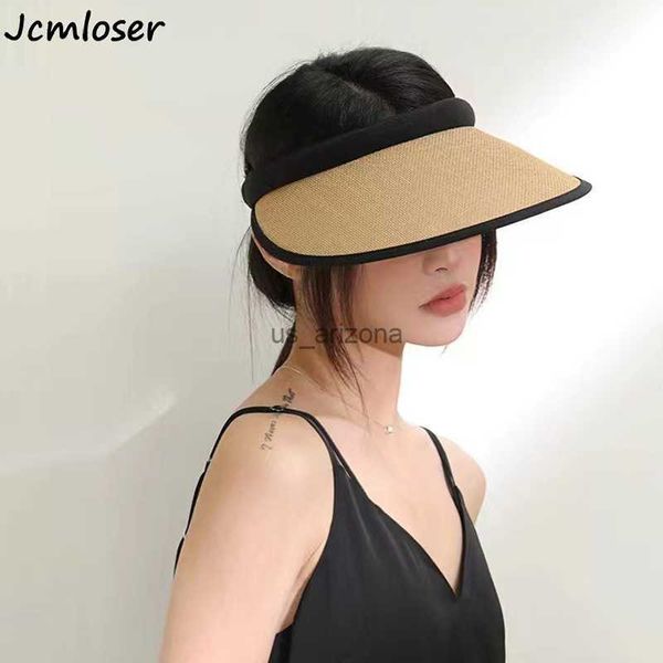 new summer women sun hat anti uv female outdoor visor cap hand made straw cap casual shade hat lady empty beach sunhat l230620, Blue;gray
new summer women sun hat anti uv female outdoor visor cap hand made straw cap casual shade hat lady empty beach sunhat l230620, Blue;gray