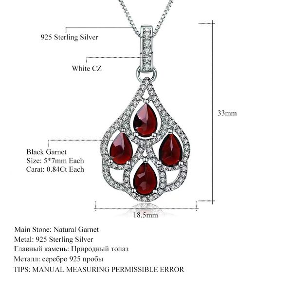 natural garnet necklace fashionable and elegant, high grade s925 silver inlaid gemstone natural colorful treasure necklace pendant
natural garnet necklace fashionable and elegant, high grade s925 silver inlaid gemstone natural colorful treasure necklace pendant