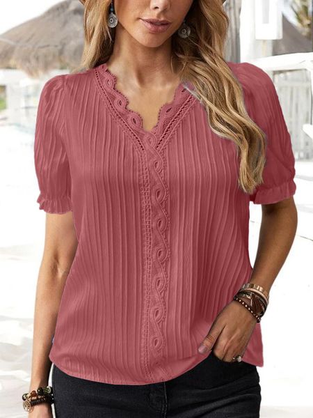 womens casual v neck shirt lace embroidered print short sleeve loose blouse daily workout office outdoor elegant silky breathable wear summ, White
womens casual v neck shirt lace embroidered print short sleeve loose blouse daily workout office outdoor elegant silky breathable wear summ, White