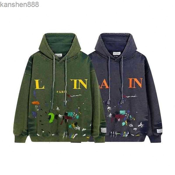 designer luxury lanvins classic sweaters galleryes streetwear dept splash ink graffiti print men's women's autumn co winter loose, Black
designer luxury lanvins classic sweaters galleryes streetwear dept splash ink graffiti print men's women's autumn co winter loose, Black
