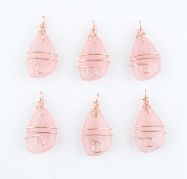 whole natural stone rose quartz copper wire wrap pendant irregular geometric bead rose gold color dangle charms jewelry dn41751689459, Silver
whole natural stone rose quartz copper wire wrap pendant irregular geometric bead rose gold color dangle charms jewelry dn41751689459, Silver