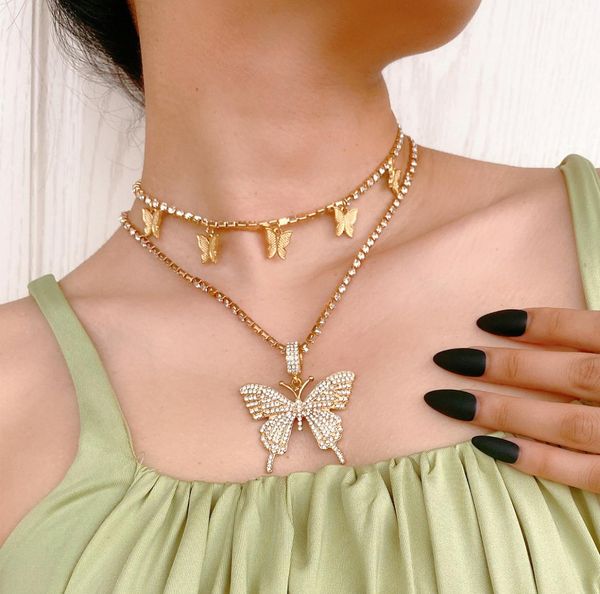 animal butterfly pendant necklaces iced out chains luxury gold silver women bling crystal rhinestone fashion hip hop jewelry neckl5021913
animal butterfly pendant necklaces iced out chains luxury gold silver women bling crystal rhinestone fashion hip hop jewelry neckl5021913