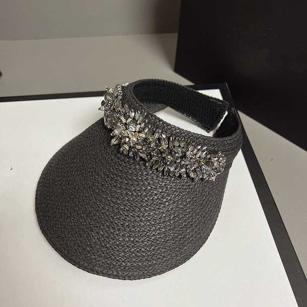 202303-2509005 summer luxury sparkling crystal bead drill paper grass wide brim without lady sunscreen sun hat woman visors cap l230620, Blue;gray
202303-2509005 summer luxury sparkling crystal bead drill paper grass wide brim without lady sunscreen sun hat woman visors cap l230620, Blue;gray