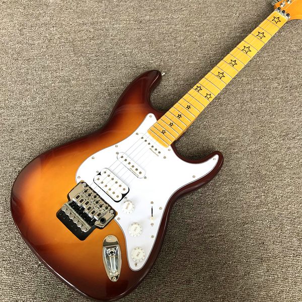 wholesale custom body sunset st stratocast-er chrome tremolo electric guitar 
wholesale custom body sunset st stratocast-er chrome tremolo electric guitar