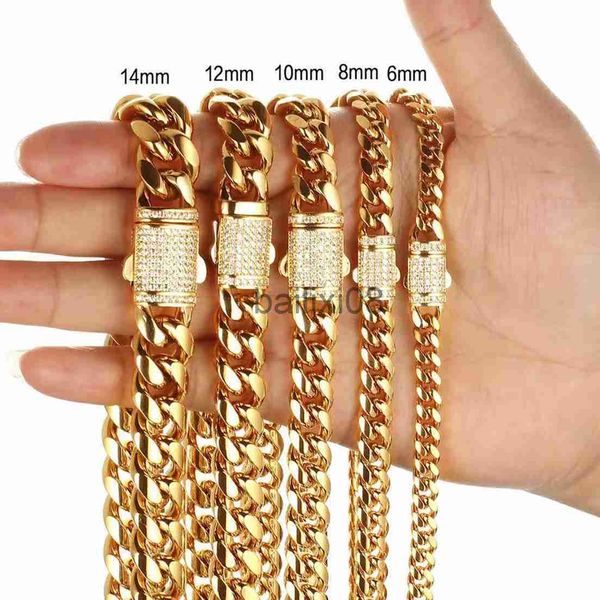 pendant necklaces new arrival 6mm-18mm any length 316l stainless steel miami curb cuban chain neckle for men women gift crystal lock j230620, Silver
pendant necklaces new arrival 6mm-18mm any length 316l stainless steel miami curb cuban chain neckle for men women gift crystal lock j230620, Silver