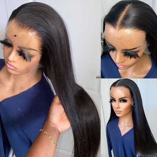 13x4 straight lace front wigs human hair brazilian 30 32 inch bone straight human hair wig for black women, Black;brown
13x4 straight lace front wigs human hair brazilian 30 32 inch bone straight human hair wig for black women, Black;brown