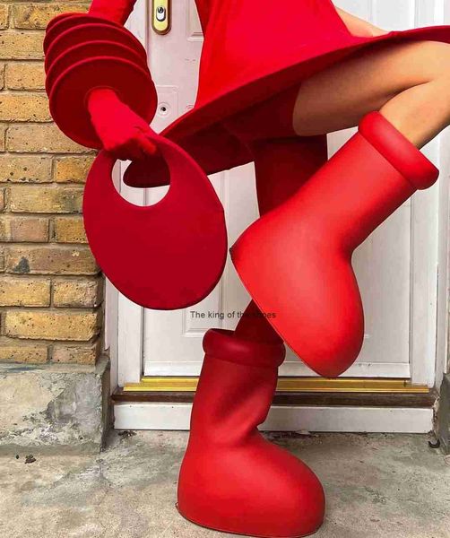 designer mscfh men women rain boots big red boot eve rubber astro boy reps over the knee booties cartoon shoes thick bottom platform shoes, Black
designer mscfh men women rain boots big red boot eve rubber astro boy reps over the knee booties cartoon shoes thick bottom platform shoes, Black