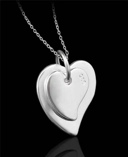 fashion jewelry 925 sterling silver double heart pendant necklace valentine039s day gift for girls 3811450
fashion jewelry 925 sterling silver double heart pendant necklace valentine039s day gift for girls 3811450